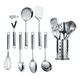 thumbnail image 1 of Utensilios de Cocina Malubero Acero Inoxidable 8 piezas, 1 of 3