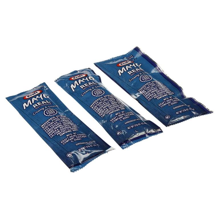 Kraft, Mayonnaise, 0.44 oz. Single Serve Packets, Pack of 200