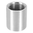 thumbnail image 6 of Uxcell 304 Stainless Steel 3/4 NPT Female Half Threaded Weldable Weld Coupling 5 Pack, 6 of 7