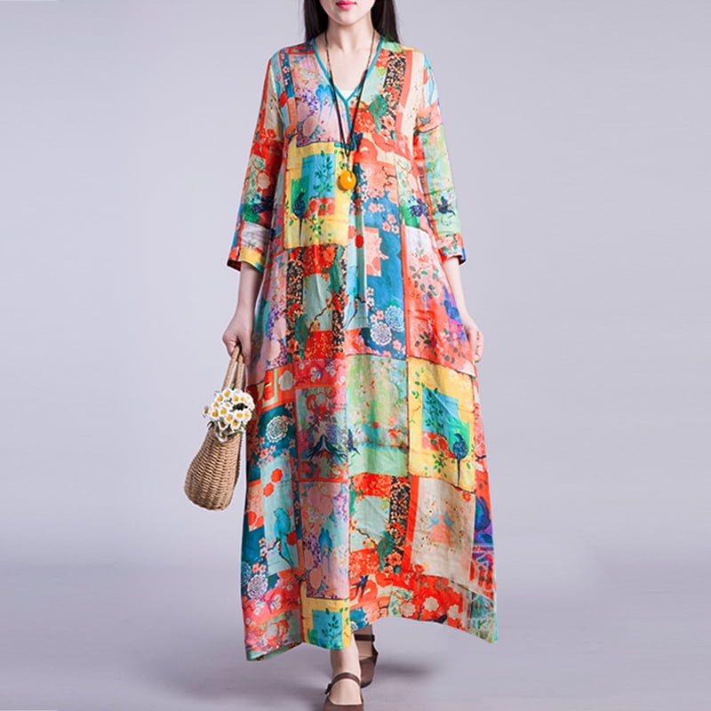colorful kaftan dresses