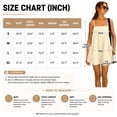 thumbnail image 3 of Carlikeit Women's Summer Romper Dress with Shorts Underneath Spaghetti Strap Sleeveless Wide Leg Jumpsuit, 3 of 9