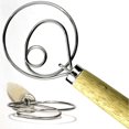 thumbnail image 1 of The Original Danish Dough Whisk - LARGE 13.5 Stainless Steel Dutch Style bread dough whisk for pastry, pizza., 1 of 2
