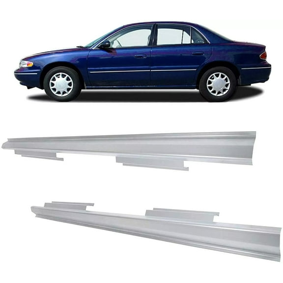 SLIP-ON OUTER ROCKER PANELS For 1997-2004 2005 BUICK CENTURY AND BUICK REGAL 4DR