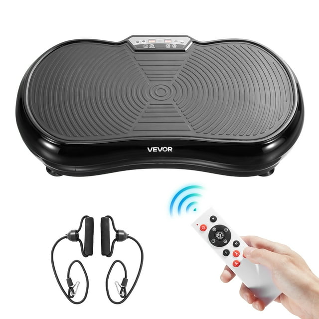 VEVOR Vibration Plate Exercise Machine Full Body Shaker Fitness Platform Black