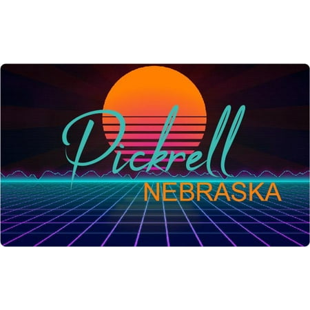 

Thurston Nebraska 4 X 2.25-Inch Fridge Magnet Retro Neon Design