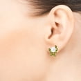 thumbnail image 3 of Galaxy Gold 14k Rose Gold Peridots and Freshwater-cultured Pearl Earrings, 3 of 3