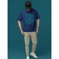 thumbnail image 2 of Skateboarder Crest Graphic Graphic - Men's T-shirt, 2 of 4