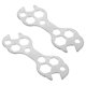thumbnail image 3 of 2pcs Aluminum Alloy Bike Wrench Set for Repair Tasks Silver Multifunctional Spoke Tools, 3 of 5