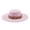 Pink, variant on SRZYMJ Western Cowboy Hat for Men Women Wide Brim Suede Cattleman Cowgirl Hats