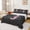 Black Pink J, variant on Feelyou Leopard Print Bow Letter K Initial Twin Sheets for Girls, Brown Animal Print Bedding, 3pcs, 1 Flat Sheet, 1 Fitted Sheet and 1 Pillowcase
