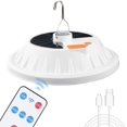 thumbnail image 1 of 120 LED Solar Camping Lantern with Remote Control, USB Rechargeable Battery, Dimmable Camp Light, Portable, IPX7 Waterproof, for Emergency, Hiking, Garden and BBQ, 1 of 5