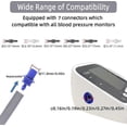 thumbnail image 2 of XXXL Blood Pressure Cuff, 9-21.2 (22-53CM) Extra Large Cuff Compatible with Omron BP Monitor, Replacement XXX-Large Cuff for A-M, 2 of 5