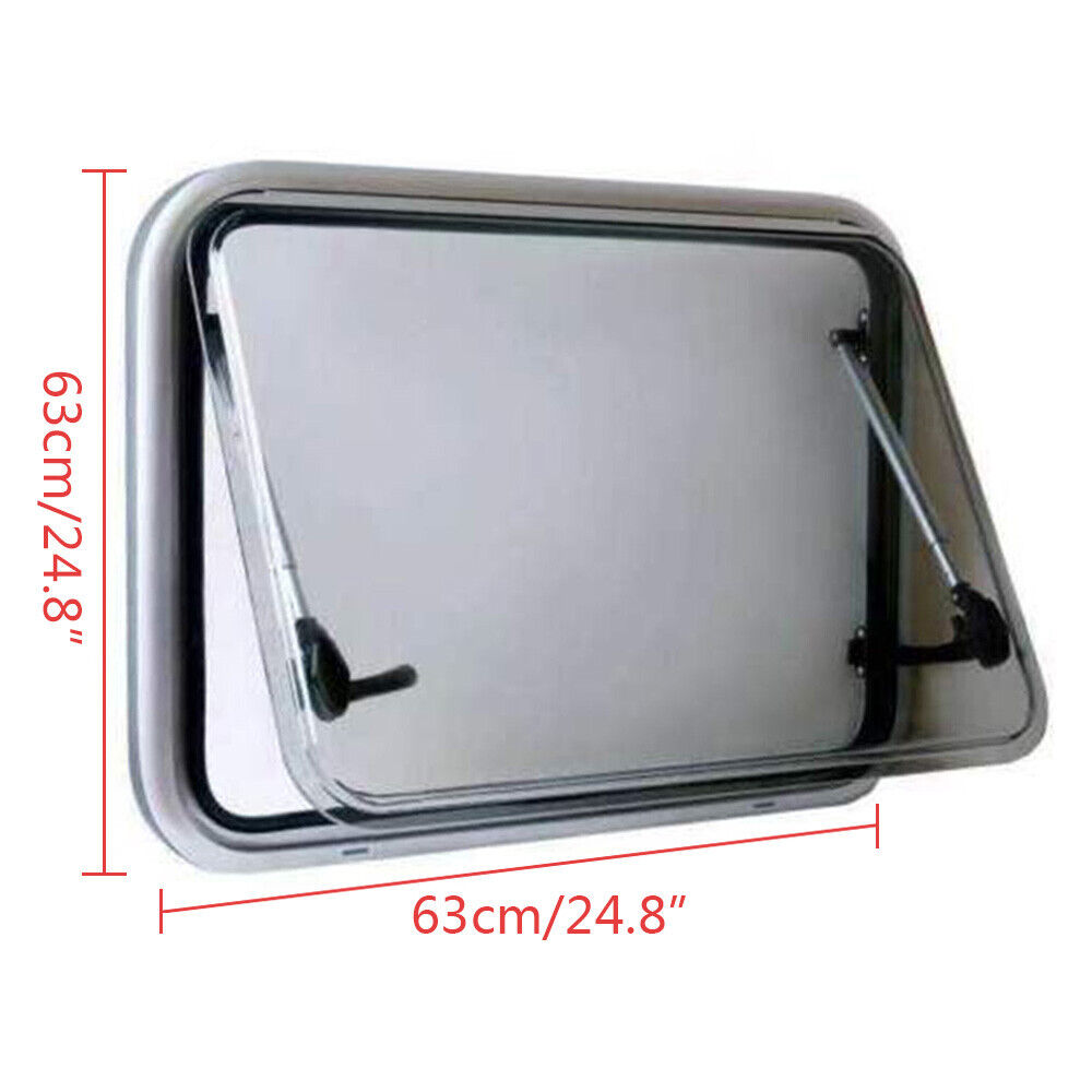 FETCOI RV Camper Window Vent Hatch RV Windows w/ Awning Screen& Blind
