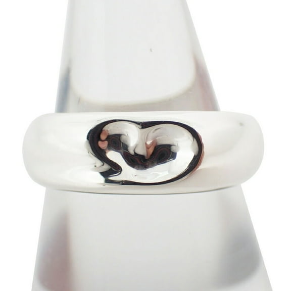 Pre-Owned TIFFANY 925 Heart Ring, size 13 (Good)