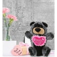thumbnail image 6 of DolliBu Happy Mother's Day Black Bear Plush Hand Puppet - Cute Stuffed Animal Present With Pink Heart Message for Best Mommy, Grandma, Wife, Daughter - Cute Wild Life Plush Puppet Toy Gift - 9 Inches, 6 of 6
