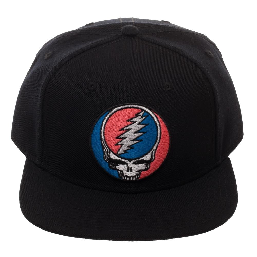 Grateful Dead Baseball Cap Grateful Dead Logo Black Snapback New