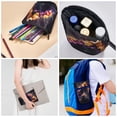 thumbnail image 5 of Bingfone Explosive Fluid Splash Art Print Telescopic Pencil Bag Pen Holder Pop Up Stationery Case, Stand-up Retractable Transformer Bag Standing Organizer, 5 of 6