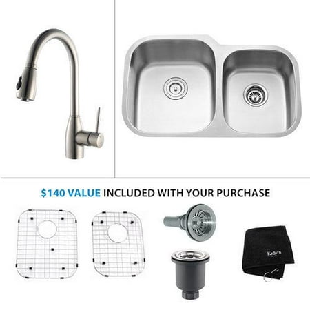 Kraus Kbu24 Kpf 2130 Kitchen Sink Fixture Combination