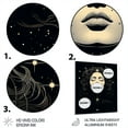thumbnail image 3 of Designart "Insight into the Spirit VII" Astrology Metal Art Print, 3 of 5