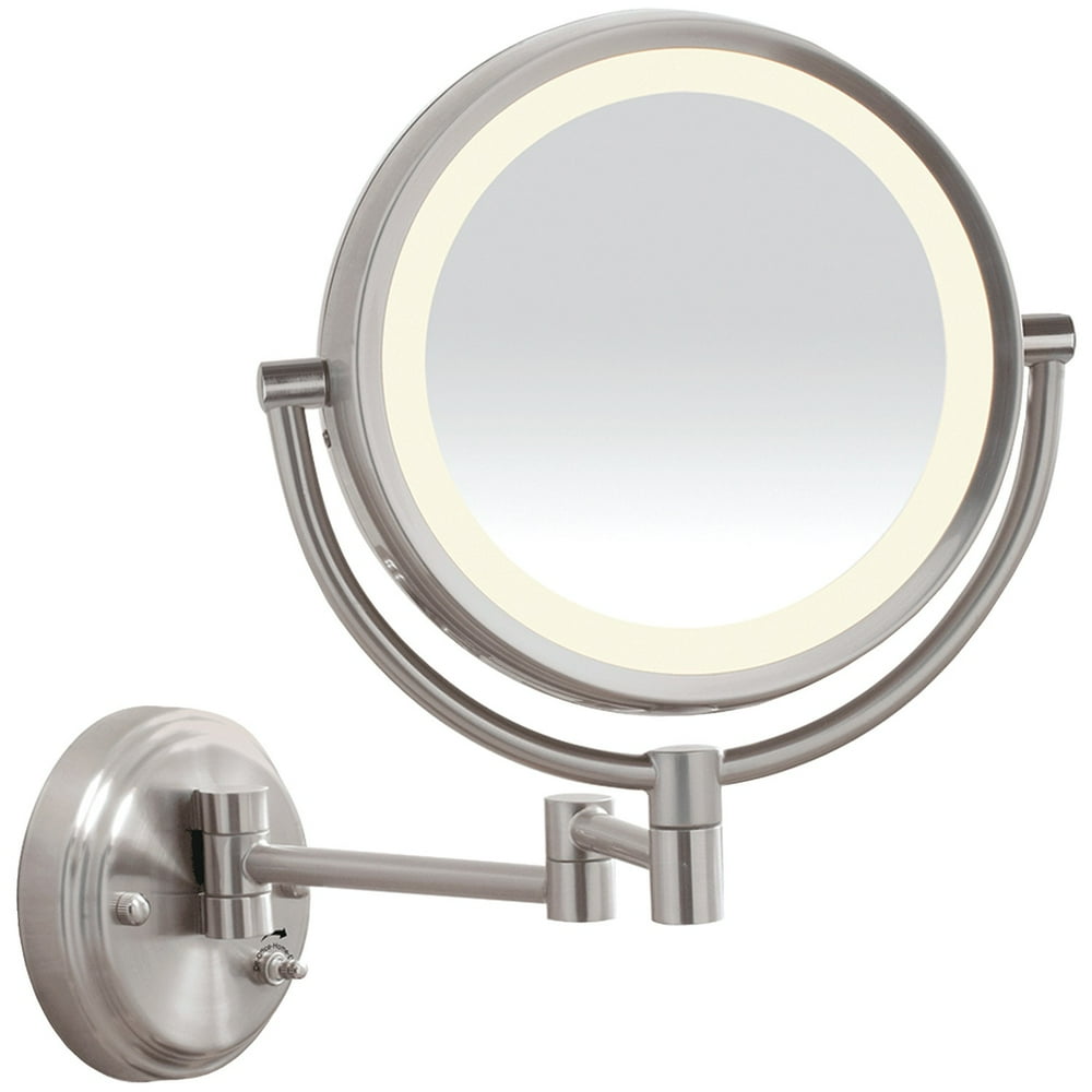 Conair Be6bled Reflections Led Brushednickel Wallmount Mirror