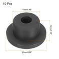 thumbnail image 2 of Uxcell High Temp Silicone Plug T Shaped Silicon Stopper for Powder Coating Anodizing Plating Black 25x10x17mm 10pcs, 2 of 7