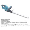 thumbnail image 4 of Electric Hedge Machine, Easy To Use Multifunctional Multi Protections Cordless Hedge Trimmer 21inch Dual Action Blades  for Landscape Designer for BL1830B, 4 of 7