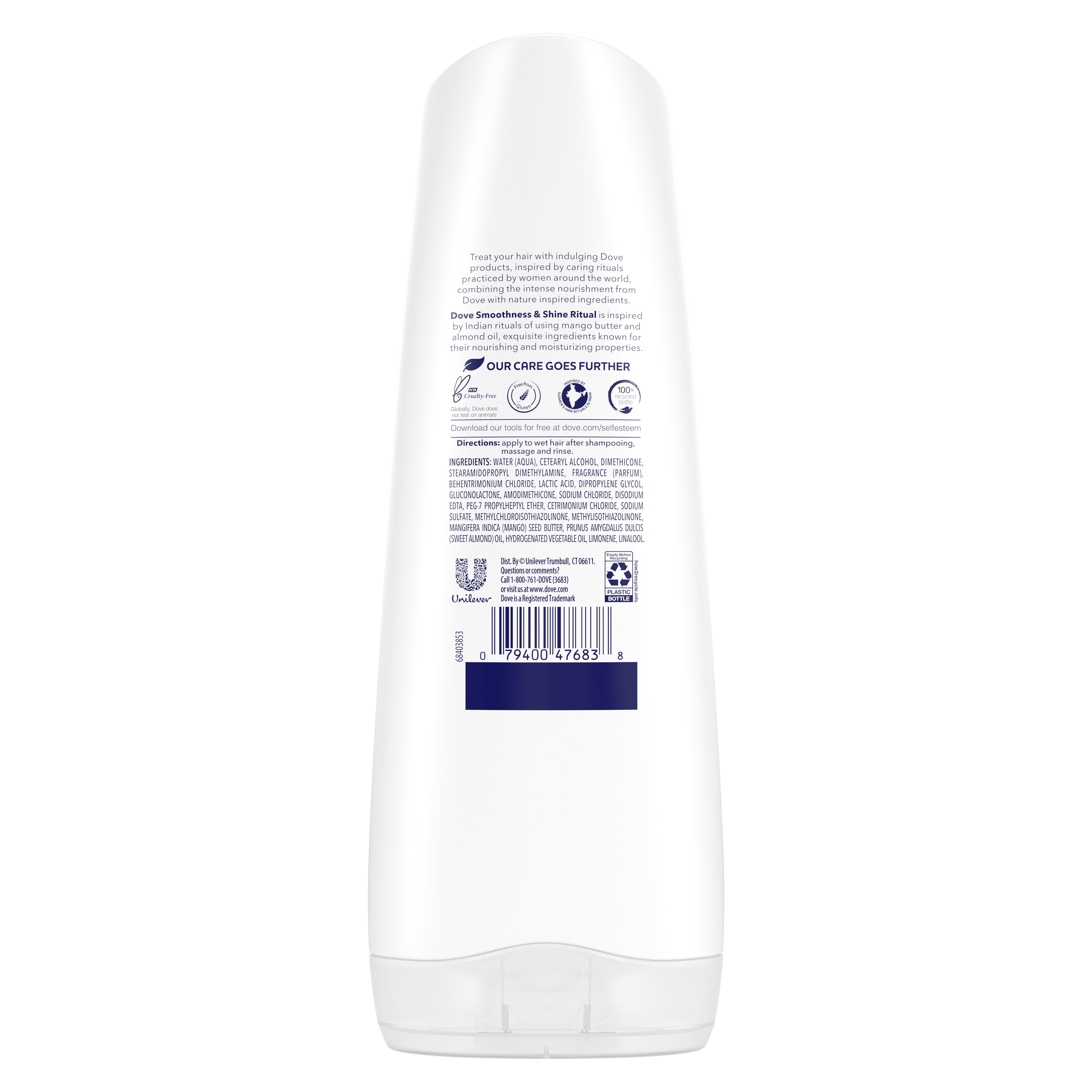 Dove nourishing Secrets Smoothness & Shine Ritual Moisturizing Daily Conditioner with Almond, 12 fl oz