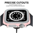 thumbnail image 5 of Worryfree Gadgets Bling Bumper Case for Apple Watch Pink/Silver 42mm (C19-PNSL42), 5 of 6