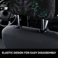 thumbnail image 4 of Kdxio Lavender Flowers Pattern Print 2 Piece Car Head Rest Covers Set Auto Front/Rear Seats Headrest Cover Universal Fit Most Cars,Sedan, SUV, 4 of 9