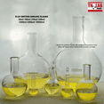 thumbnail image 2 of Flat Bottom Boiling Flask Florence Flask Borosilicate Glass 1000ml 1L, 2 of 3