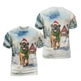 thumbnail image 3 of Hello Winter Mastiff Frosty Morning Walk Welcome Snowy Christmas All Over Print 3D Shirt Unisex Merch Mastiffs Dog Lover Gifts Idea - 02018, 3 of 6