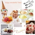 thumbnail image 3 of Juego de cucharas para helado de 3 cucharas para helado de acero inoxidable espesadas, 3 of 4