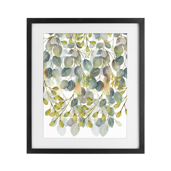 Stupell Industries Hanging Layered Botanicals Black Framed Print Under Glass, design by Marcus Prime