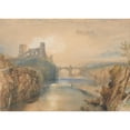 thumbnail image 2 of Joseph Mallord William Turner 24x18 Gold Ornate Framed and Double Matted Museum Art Print Titled - Barnard Castle (ca. 1825), 2 of 4