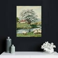 thumbnail image 4 of GooTPa Rustic Sheep Pasture Canvas Wall Art, Canvas Prints Wall Art for Living Room Bathroom Bedroom Office, Art Print Painting for Home Decorations - 16x20in, 4 of 5