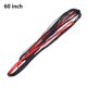 thumbnail image 2 of Accesorios de lazo 12 Strands Tejido Bicolor Caza Resistente a la abrasión Resistente al vuelo rápido Fácil Operación fácil con buena ductilidad Negro Rojo 60 pulgadas sidaley OD003534-08, 2 of 7
