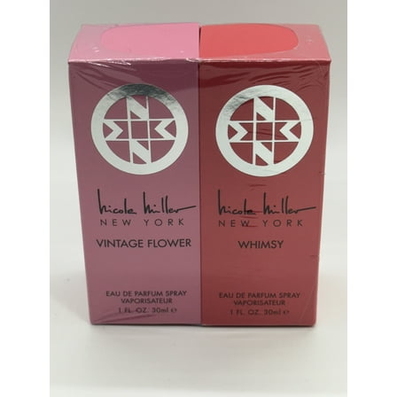 NICOLE MILLER VINTAGE FLOWER & WHIMSY 2 PC EAU DE PARFUM TRAVEL SET