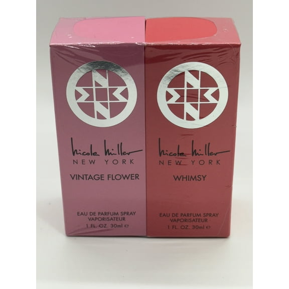 NICOLE MILLER VINTAGE FLOWER & WHIMSY 2 PC EAU DE PARFUM TRAVEL SET