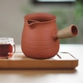 thumbnail image 1 of Tetera con filtro de té, olla para hervir agua, resistente al calor, tetera para cocinar, teteras para Hotel, senderismo, amantes del té, regalo, casa 400ml con cuerda de cáñamo Macarena Tetera, 1 of 8