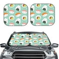 thumbnail image 2 of Balery 2 Piece Kawaii Sushi Car Windshield Sun Shade|Foldable Front Windshield Shade for Car Front Window for Most Sedans SUV Truck-Medium, 2 of 7
