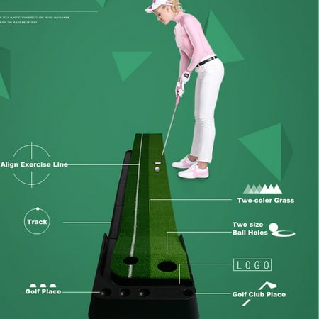 9 8ft Golf Putting Practice Blanket Mat Indoor Outdoor Training