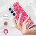 thumbnail image 2 of Comepatible with Samsung S23 Plus Case Glitter Sparkle Gold, Luxury Phone Case Samsung Galaxy S23 Plus Case Silicone Shiny Bumper Protective Case Anti-Scratch Cover (Pink), 2 of 14