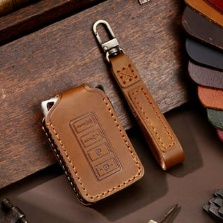 Vitodeco Genuine Leather Smart Key Fob Case Cover Protector Compatible for  Lexus UX, NX, RX, GX, LX, is, ES, GS, LS 2014-2021