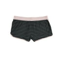 thumbnail image 2 of P.J. Salvage Womens Striped Pajama Shorts, Black, Medium, 2 of 2