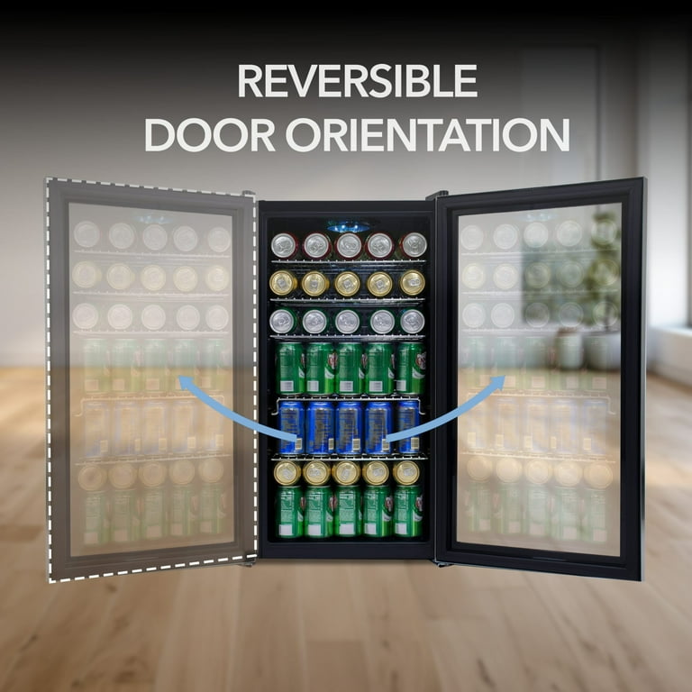 訳アリ　Whynter冷蔵庫 120缶用　BR130SB Whynter Beverage Refrigerator - Stainless Steel with