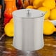 thumbnail image 1 of Azucarero de acero inoxidable para tarro de condimento, bote de condimento para sal y pimienta con cuchara de tapa, tarro de condimento seguro y resistente de 400 ml con fondo, 1 of 7