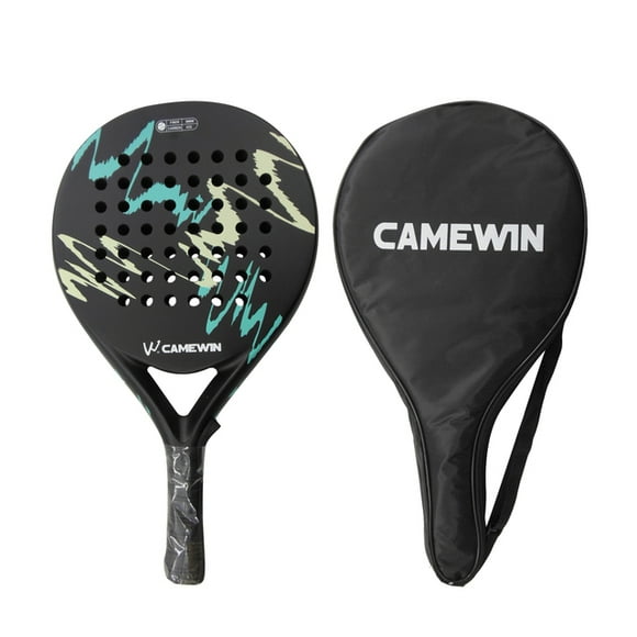 Raqueta de Pádel Profesional J-one Camewin Fibra de carbono Blanco Azul