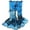 Sky Blue, variant on Women Fashion Peacock Flower Embroidered Lace Scarf Long Soft Wrap Shawl Stole