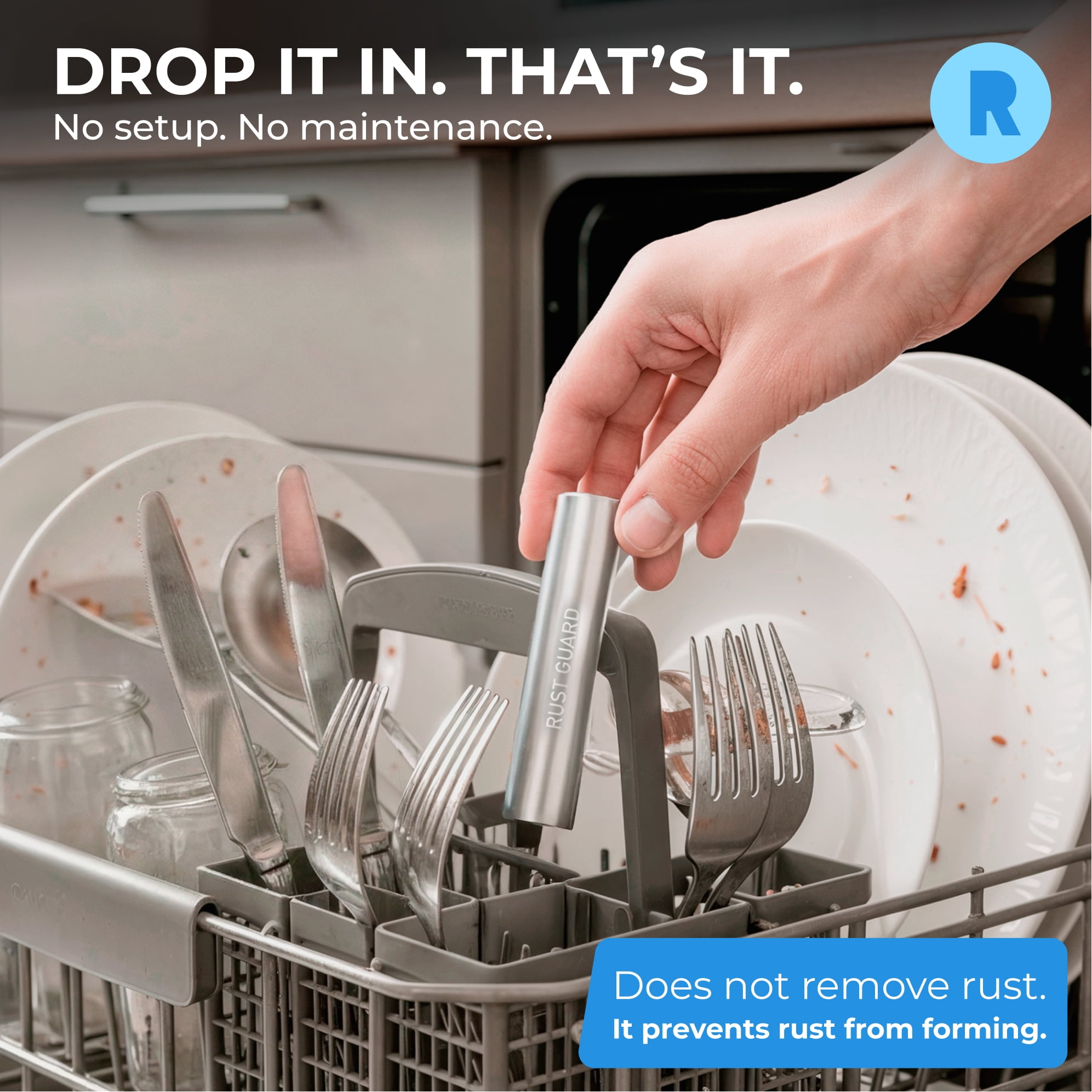 Rust Guard RG-2 Reusable Dishwasher Rust Remover & Silverware Protector – Set of 2