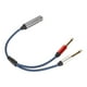 thumbnail image 4 of Cable De Audio De 6,35 Mm A Doble De 6,35 Mm, Nailon Flexible + aleación De Aluminio Cable De Audio Divisor En Y Duradero Para Equipos De Interfaz De 6,35 Mm Para Dispositivos De, 4 of 7
